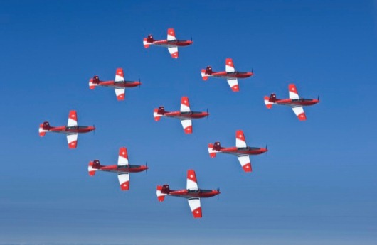 Swiss Air Force PC-7 Aerobatics Team